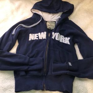 New York Zip Up Hoodie